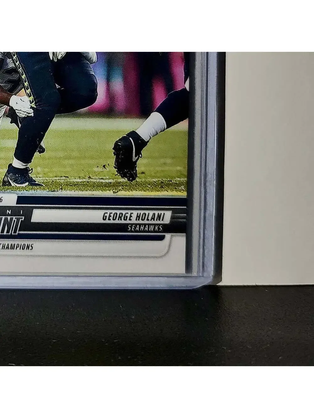 George Holani 2026 Panini NFL Super Bowl LIX Champions #5 Card Seattle Seahawks